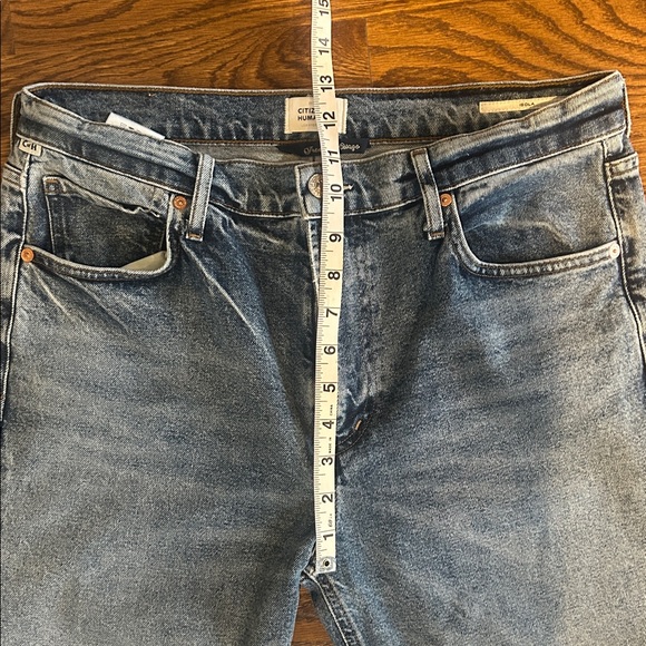 Citizens of Humanity Isola premium vintage cropped raw hem jeans size 30 - Picture 9 of 12
